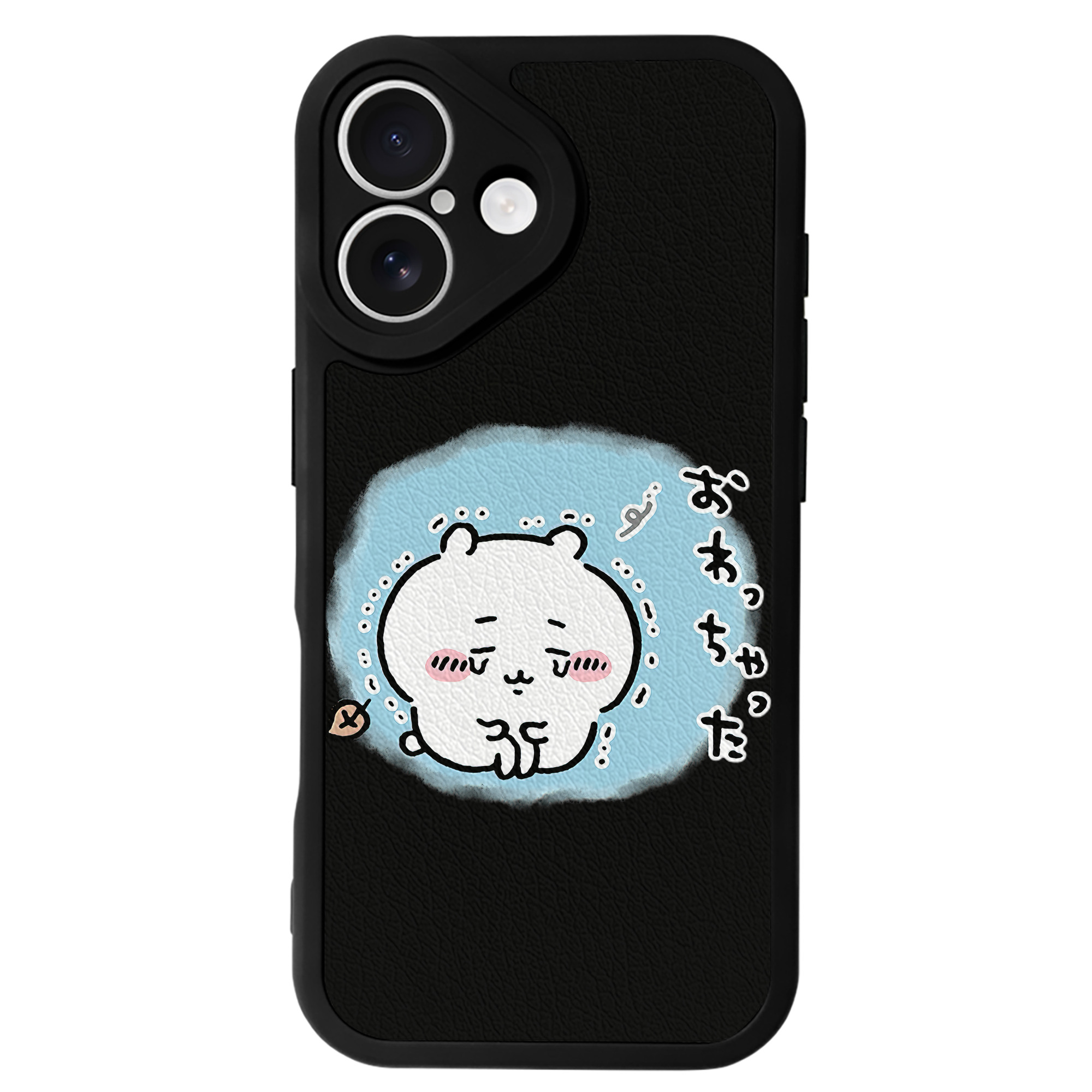 （画像用） ちいかわ ちいかわ Chii-kawa chiikawa 【iPhone 16シリーズ対応】シリコンスマホケース（レザー調） 材質：シリコン